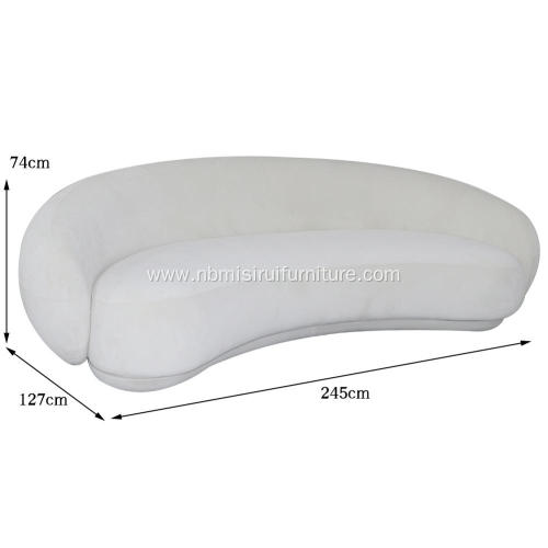 New design injection mold foam banana sofa